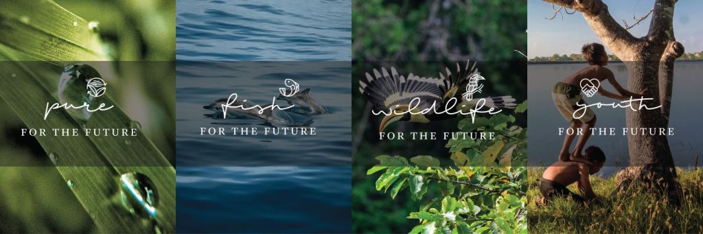 Pure, fish, wildlife, youth. For the future.